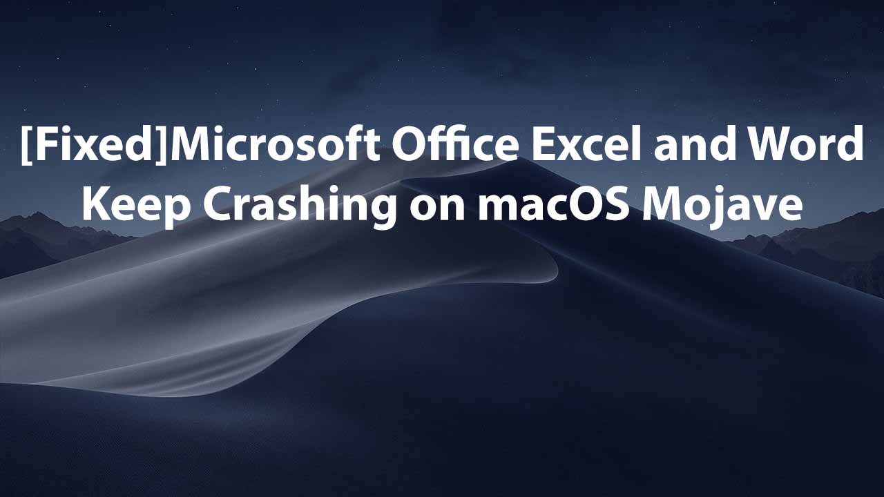 microsoft powerpoint crashing on mac